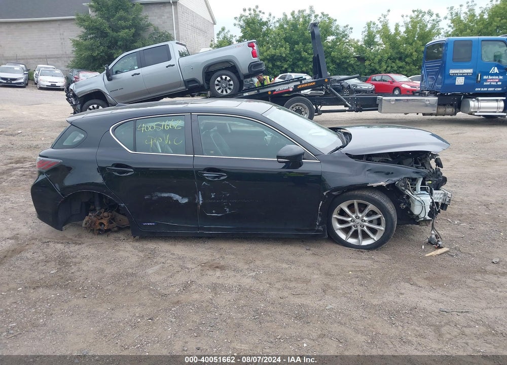 2011 LEXUS CT 200H PREMIUM VIN: JTHKD5BH7B2010575