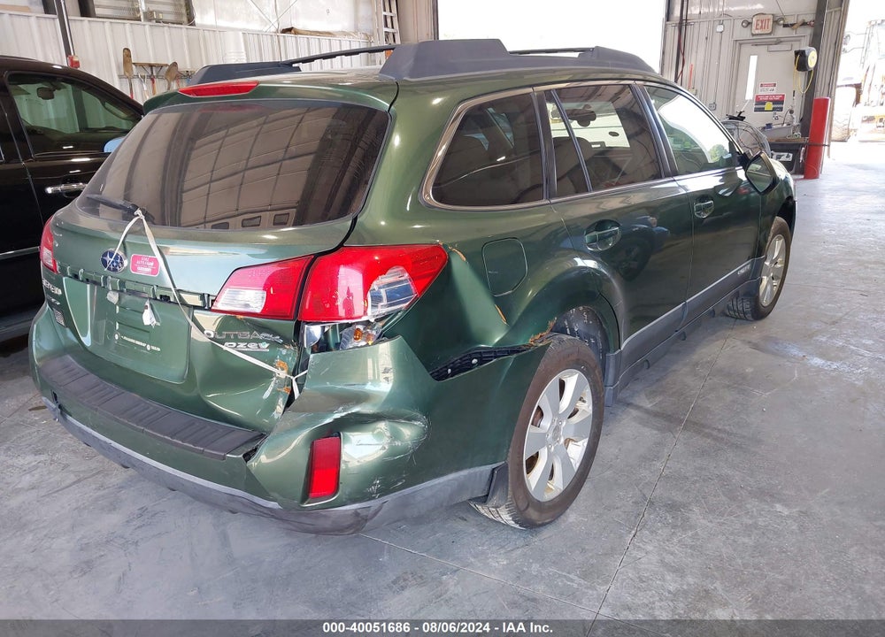 2010 SUBARU OUTBACK 2.5I PREMIUM VIN: 4S4BRBGC4A3339172
