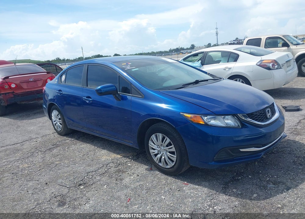 2014 HONDA CIVIC LX VIN: 19XFB2F59EE059677