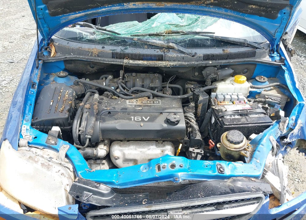 2006 CHEVROLET AVEO LT VIN: KL1TG66686B601331