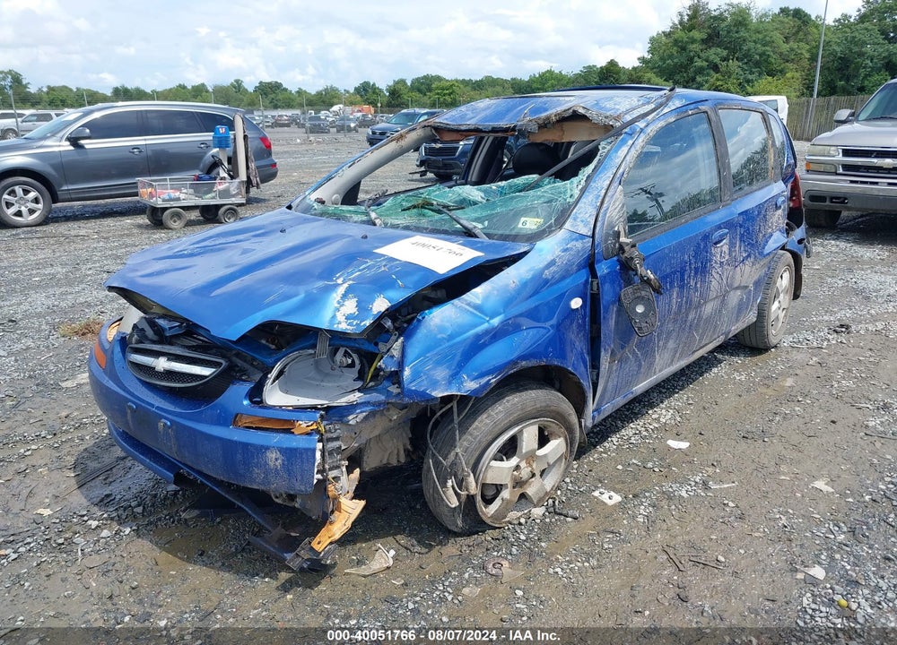 2006 CHEVROLET AVEO LT VIN: KL1TG66686B601331