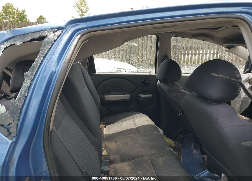 2006 CHEVROLET AVEO LT VIN: KL1TG66686B601331
