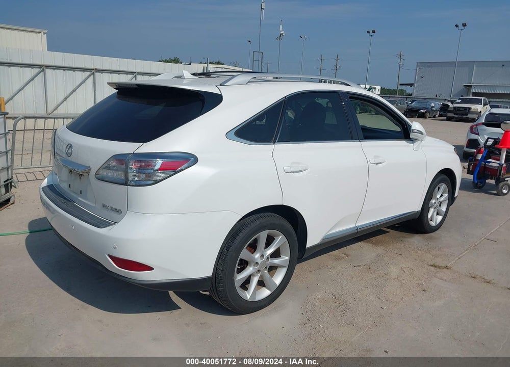 2012 LEXUS RX 350 VIN: 2T2ZK1BA2CC073020