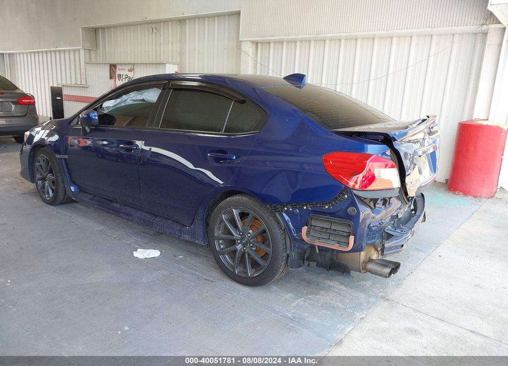 2019 SUBARU WRX PREMIUM VIN: JF1VA1C6XK9804013