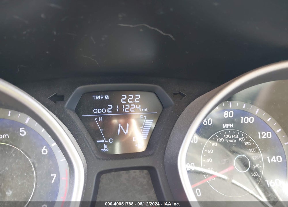 2013 HYUNDAI ELANTRA GLS VIN: KMHDH4AE4DU977891