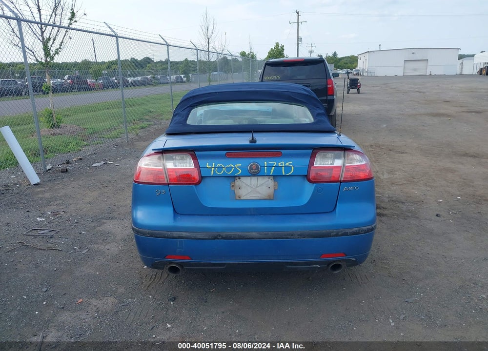 2007 SAAB 9 3 VIN: YS3FH71U476100597