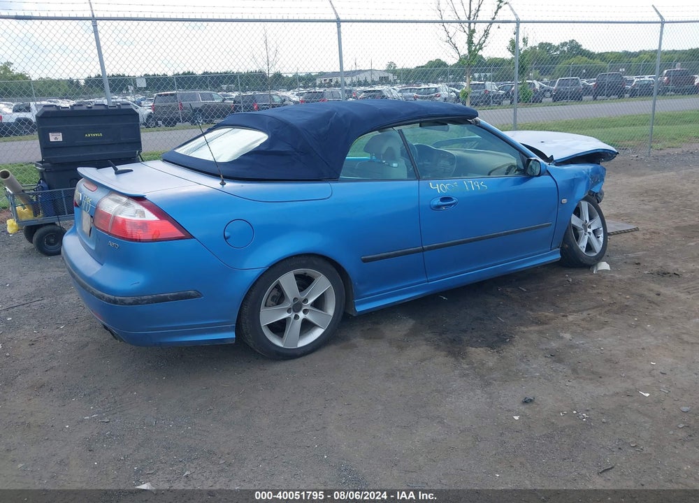 2007 SAAB 9 3 VIN: YS3FH71U476100597