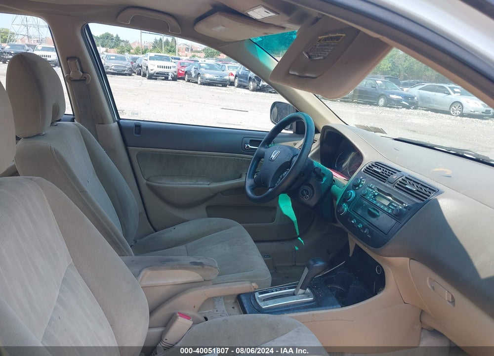 2005 HONDA CIVIC LX VIN: 2HGES16535H520576