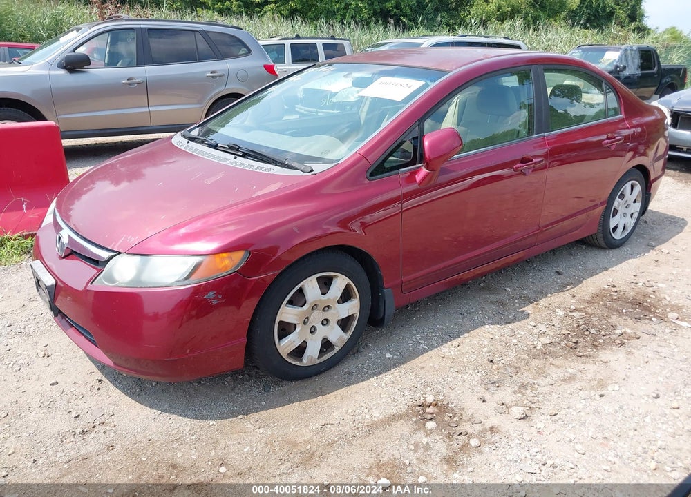 2008 HONDA CIVIC SDN LX VIN: 1HGFA16528L082552