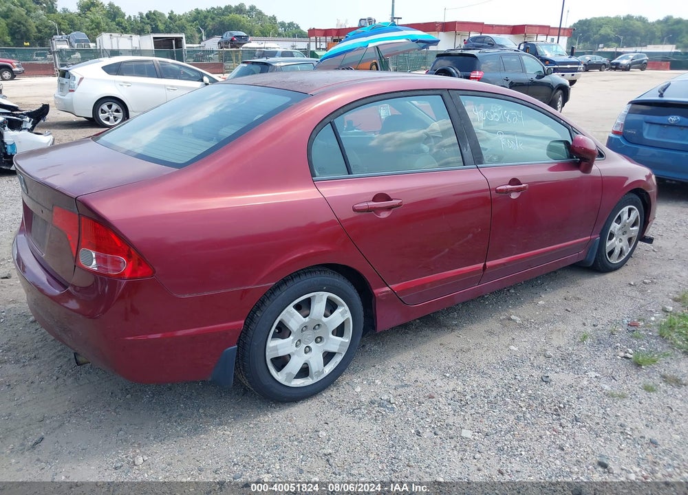2008 HONDA CIVIC SDN LX VIN: 1HGFA16528L082552