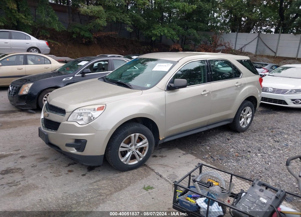 2013 CHEVROLET EQUINOX LS VIN: 1GNFLCEK4DZ115562