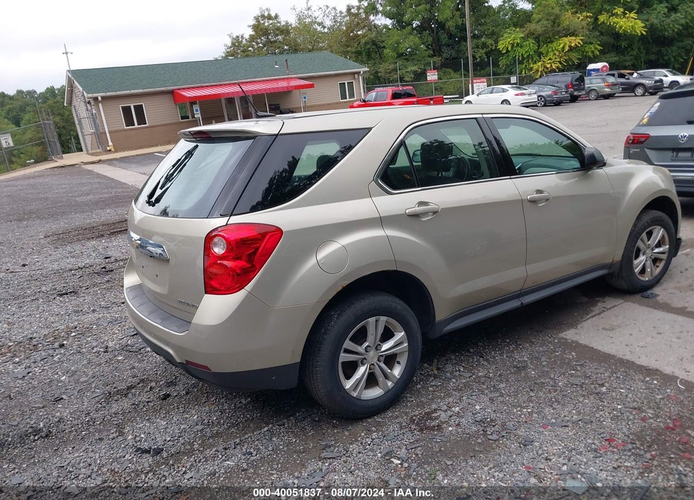 2013 CHEVROLET EQUINOX LS VIN: 1GNFLCEK4DZ115562