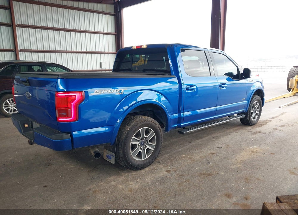 2016 FORD F-150 XLT VIN: 1FTEW1EP7GFA37635