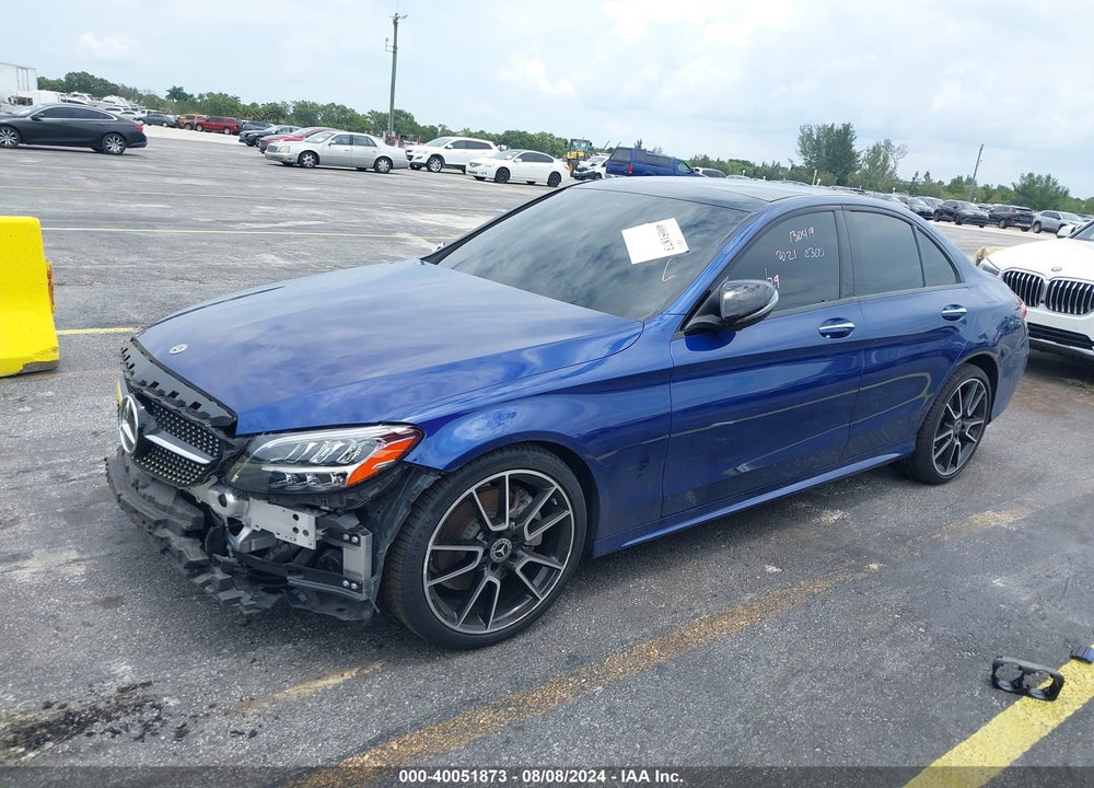 2021 MERCEDES-BENZ C 300 SEDAN VIN: W1KWF8DB1MR607390