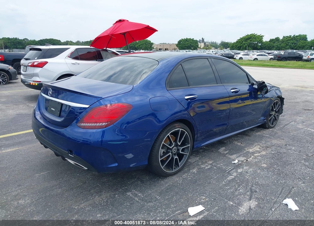 2021 MERCEDES-BENZ C 300 SEDAN VIN: W1KWF8DB1MR607390