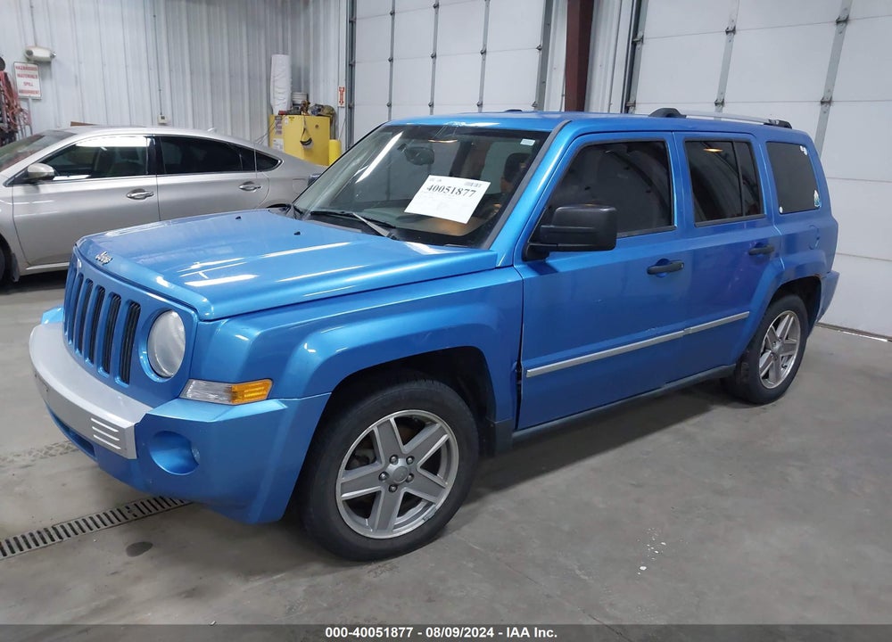2008 JEEP PATRIOT LIMITED VIN: 1J8FF48WX8D657880