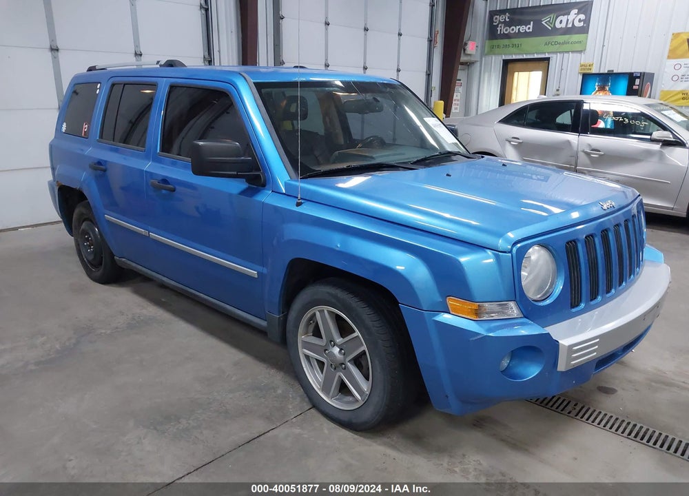 2008 JEEP PATRIOT LIMITED VIN: 1J8FF48WX8D657880