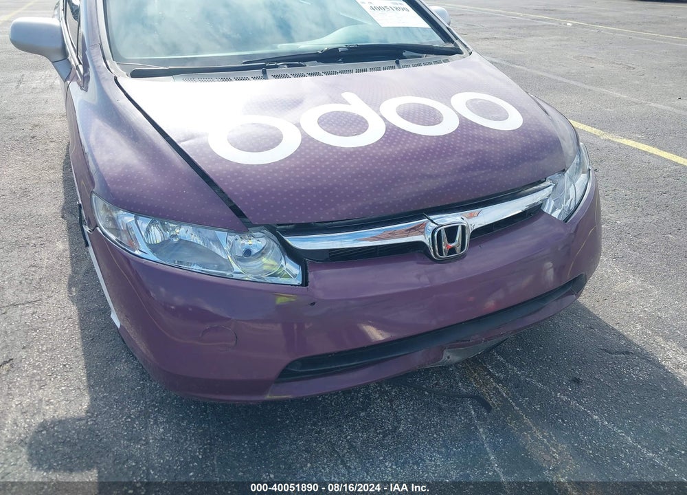 2007 HONDA CIVIC LX VIN: 2HGFA16517H301058