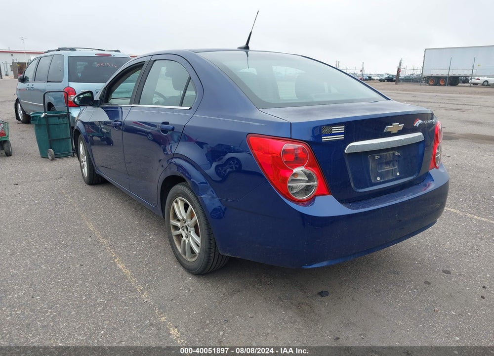 2012 CHEVROLET SONIC 2LT VIN: 1G1JC5SH0C4221535