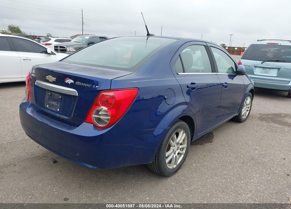 2012 CHEVROLET SONIC 2LT VIN: 1G1JC5SH0C4221535