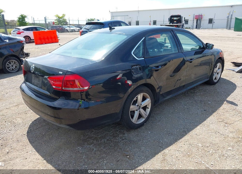 2013 VOLKSWAGEN PASSAT 2.5L SE VIN: 1VWBH7A31DC012727