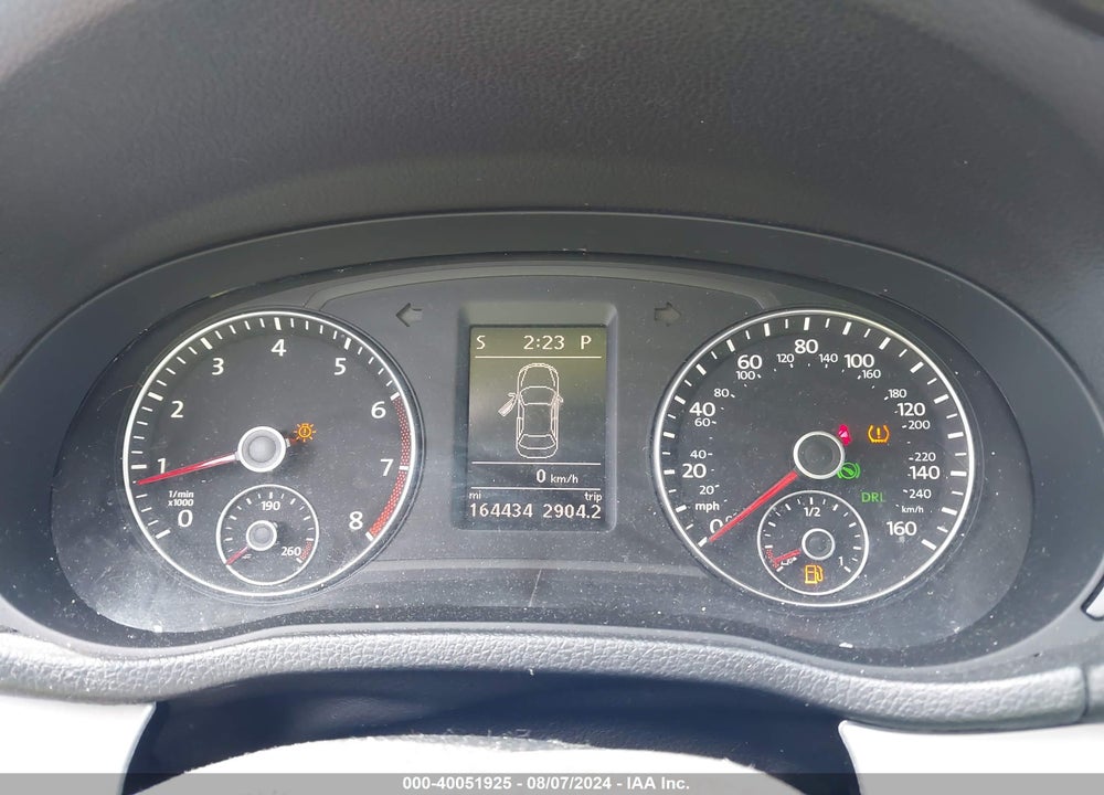 2013 VOLKSWAGEN PASSAT 2.5L SE VIN: 1VWBH7A31DC012727