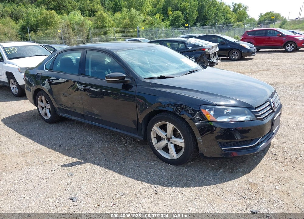 2013 VOLKSWAGEN PASSAT 2.5L SE VIN: 1VWBH7A31DC012727