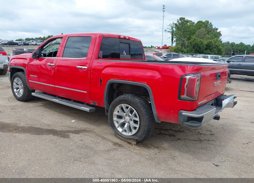 2018 GMC SIERRA 1500 SLT VIN: 3GTU2NEC3JG144831