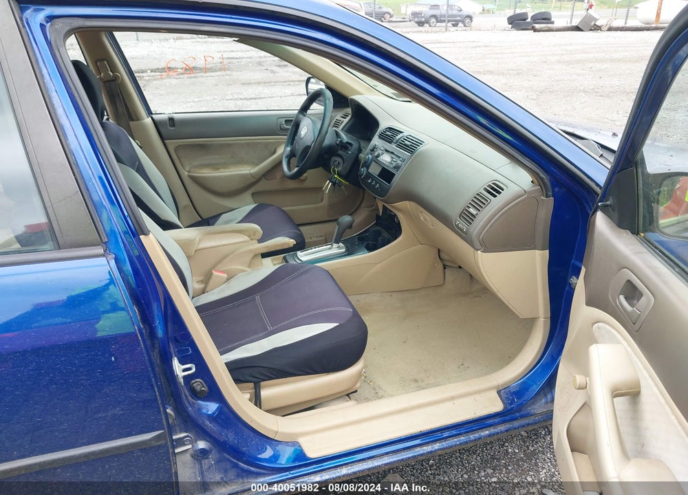 2005 HONDA CIVIC VP VIN: 2HGES16335H604721