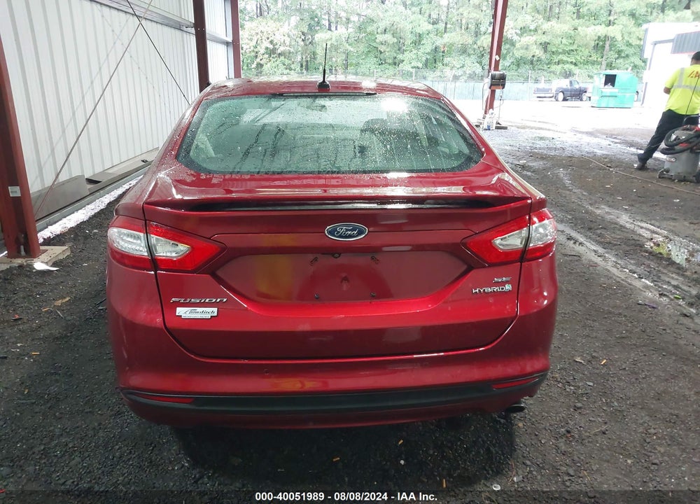2014 FORD FUSION HYBRID SE VIN: 3FA6P0LU9ER224921