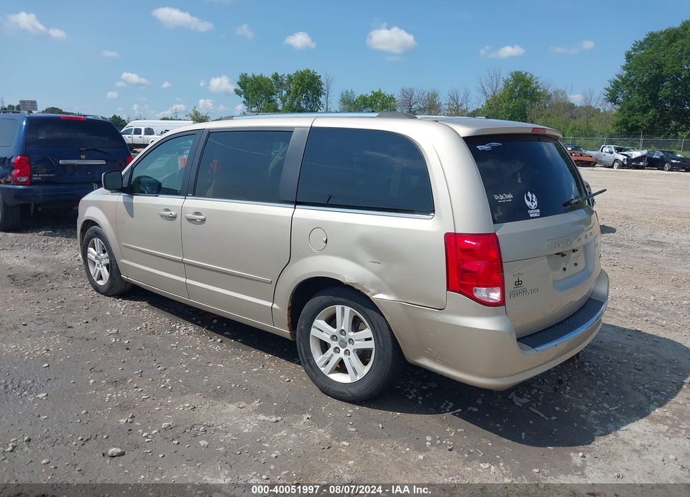 2013 DODGE GRAND CARAVAN CREW VIN: 2C4RDGDG9DR757406