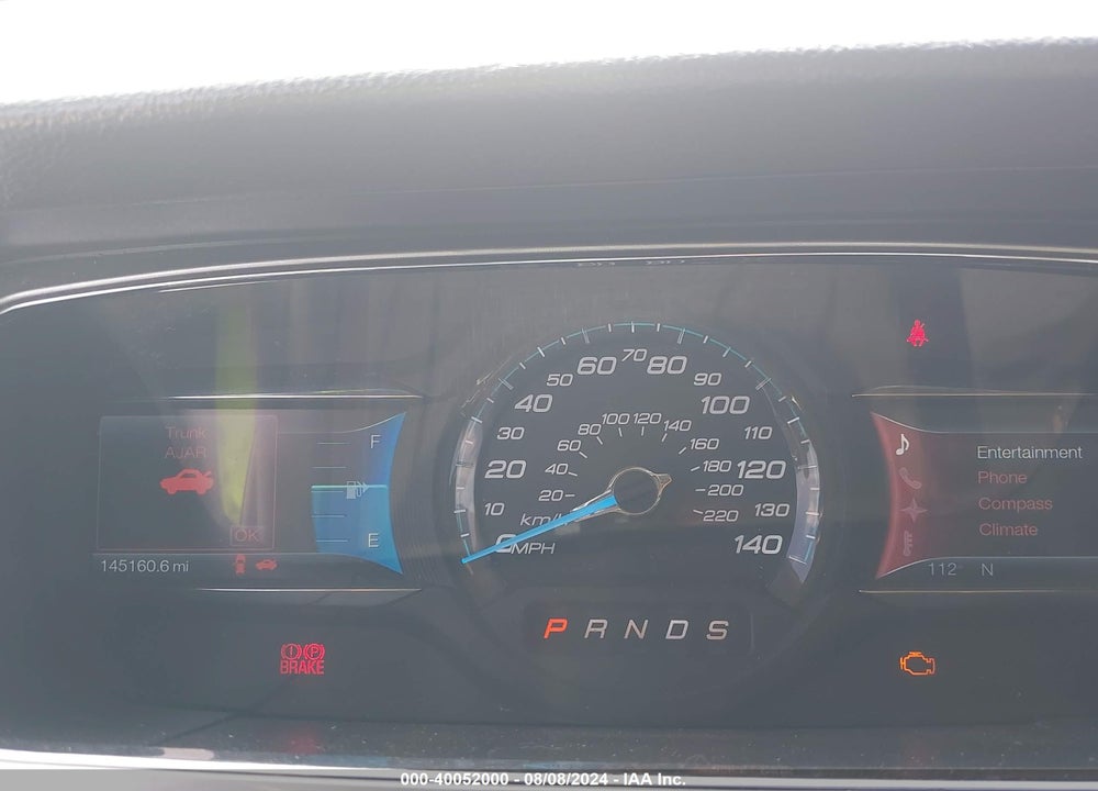 2013 FORD TAURUS SEL VIN: 1FAHP2E8XDG107634