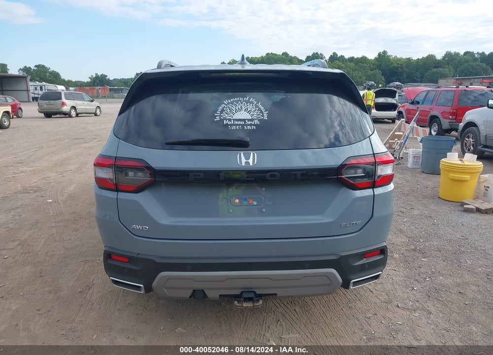 2023 HONDA PILOT AWD ELITE VIN: 5FNYG1H89PB021486