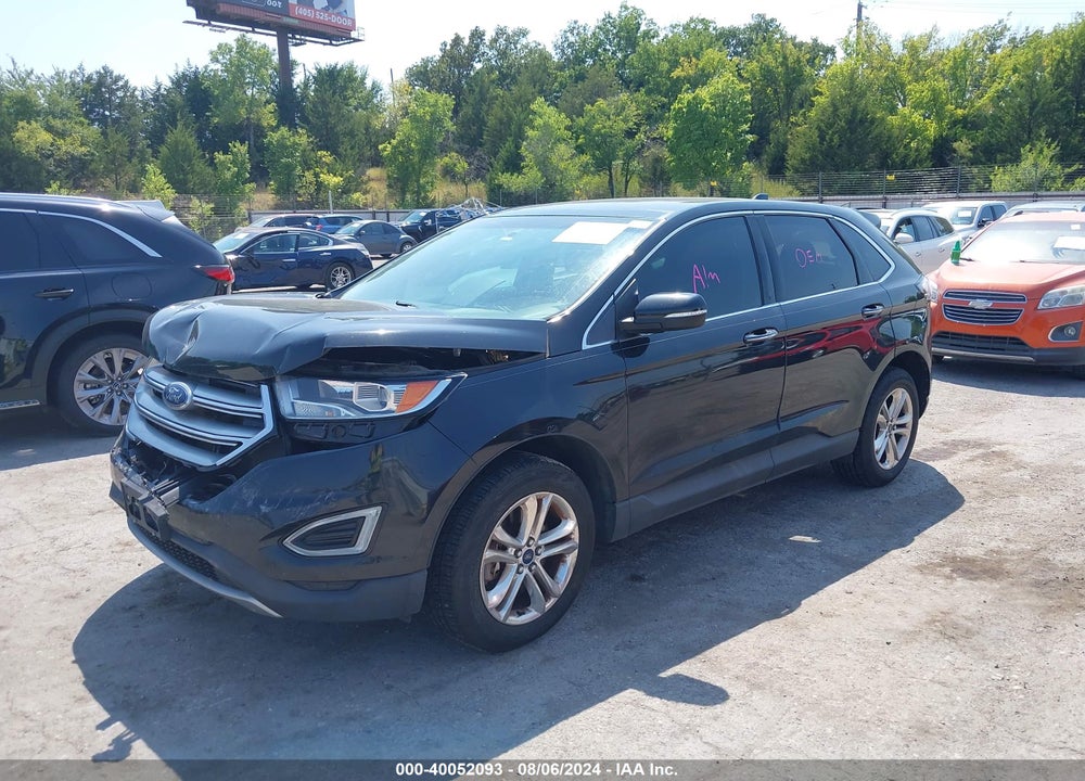 2015 FORD EDGE TITANIUM VIN: 2FMTK4K91FBB49577