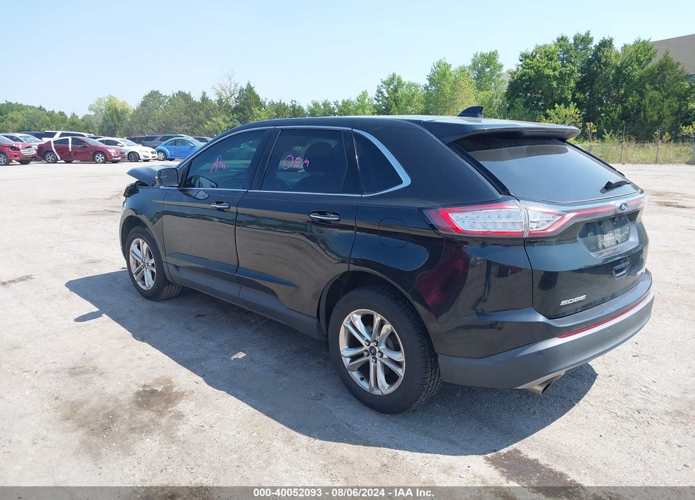 2015 FORD EDGE TITANIUM VIN: 2FMTK4K91FBB49577
