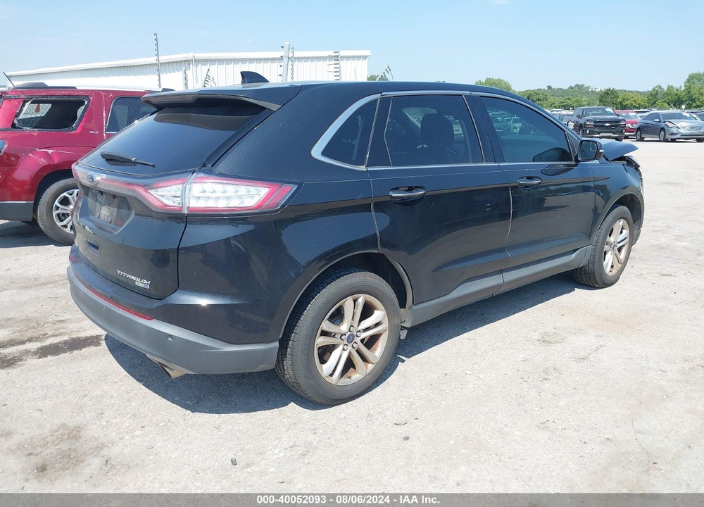 2015 FORD EDGE TITANIUM VIN: 2FMTK4K91FBB49577
