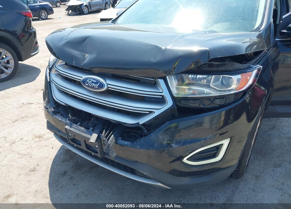 2015 FORD EDGE TITANIUM VIN: 2FMTK4K91FBB49577