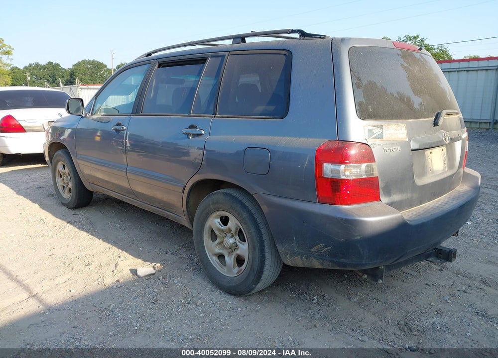 2005 TOYOTA HIGHLANDER VIN: JTEGD21A450116553