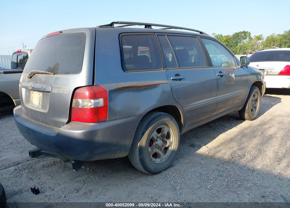 2005 TOYOTA HIGHLANDER VIN: JTEGD21A450116553
