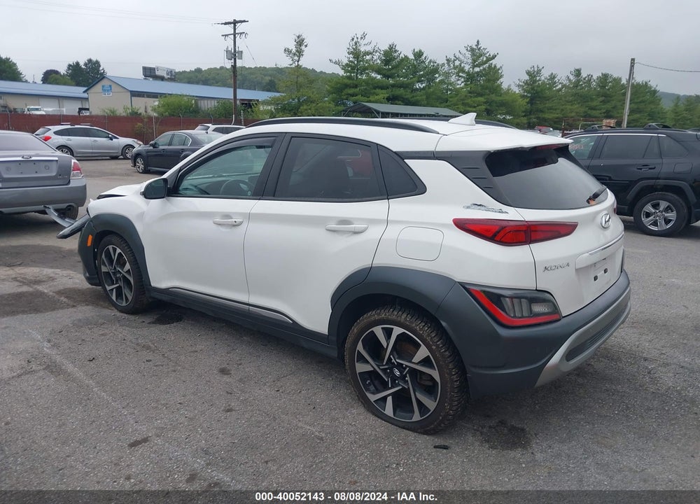 2022 HYUNDAI KONA LIMITED VIN: KM8K5CA30NU754385