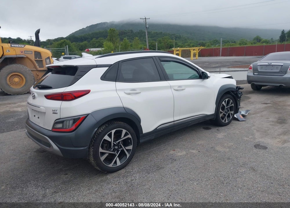2022 HYUNDAI KONA LIMITED VIN: KM8K5CA30NU754385