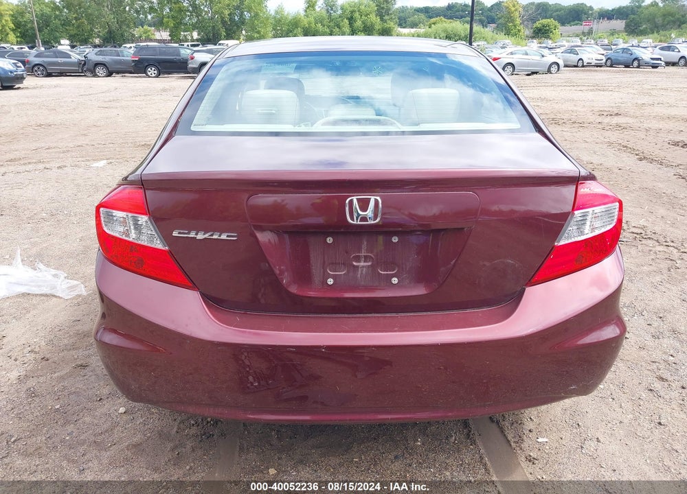 2012 HONDA CIVIC EX VIN: 19XFB2F83CE059150