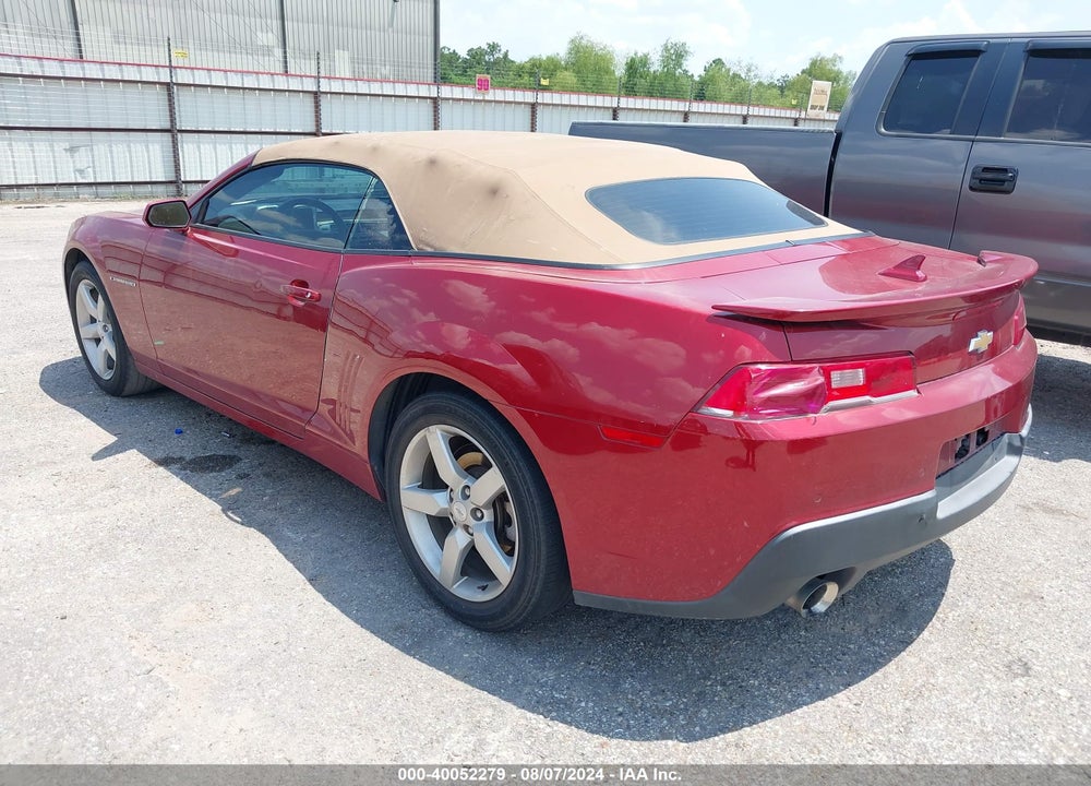 2014 CHEVROLET CAMARO 2LT VIN: 2G1FC3D37E9194684