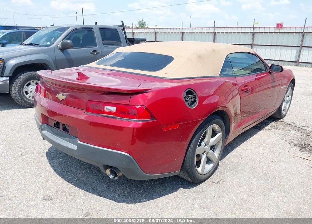 2014 CHEVROLET CAMARO 2LT VIN: 2G1FC3D37E9194684