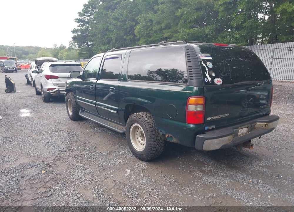 2003 CHEVROLET SUBURBAN 1500 LT VIN: 1GNFK16Z93J326773
