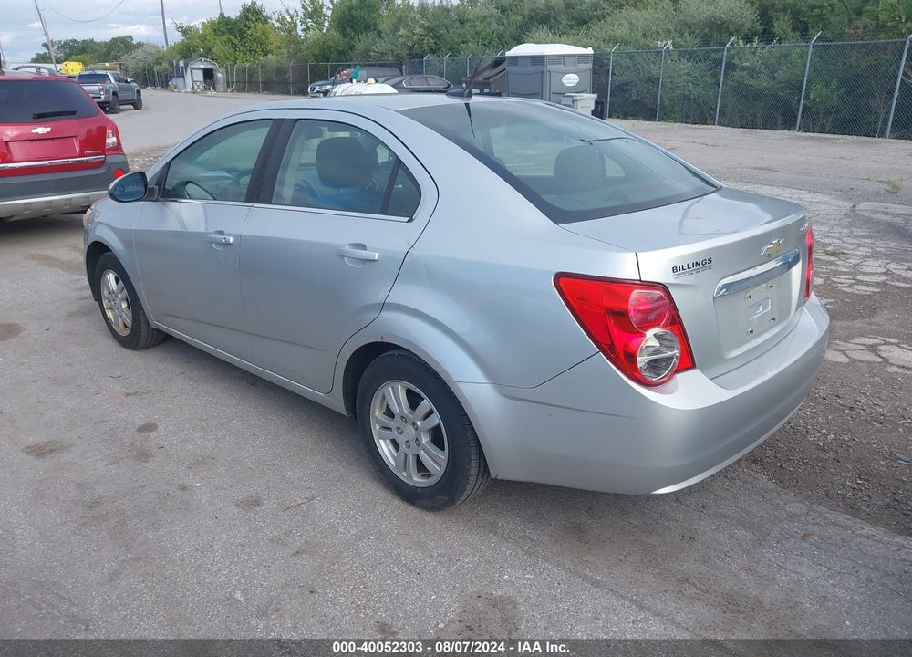 2013 CHEVROLET SONIC LT AUTO VIN: 1G1JC5SH1D4196789