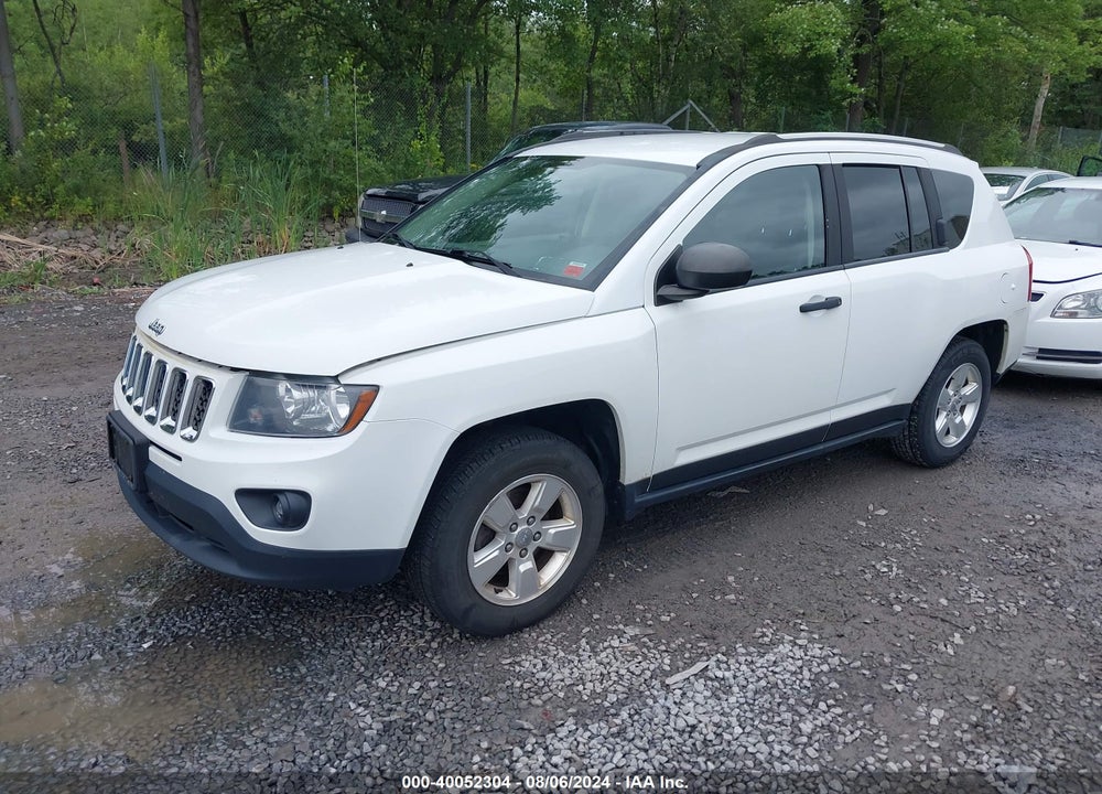 2014 JEEP COMPASS SPORT VIN: 1C4NJCBAXED619599
