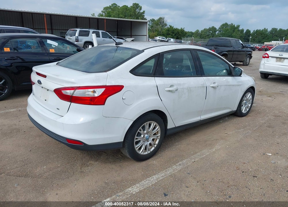 2012 FORD FOCUS SE VIN: 1FAHP3F22CL252558