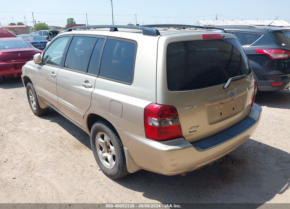 2005 TOYOTA HIGHLANDER VIN: JTEHD21A550037400