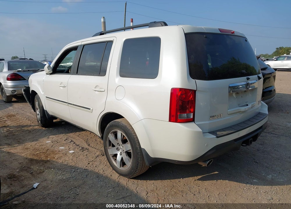 2013 HONDA PILOT TOURING VIN: 5FNYF4H92DB069887